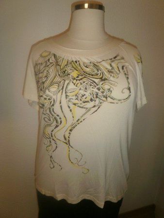 T-shirt crème T. 48
