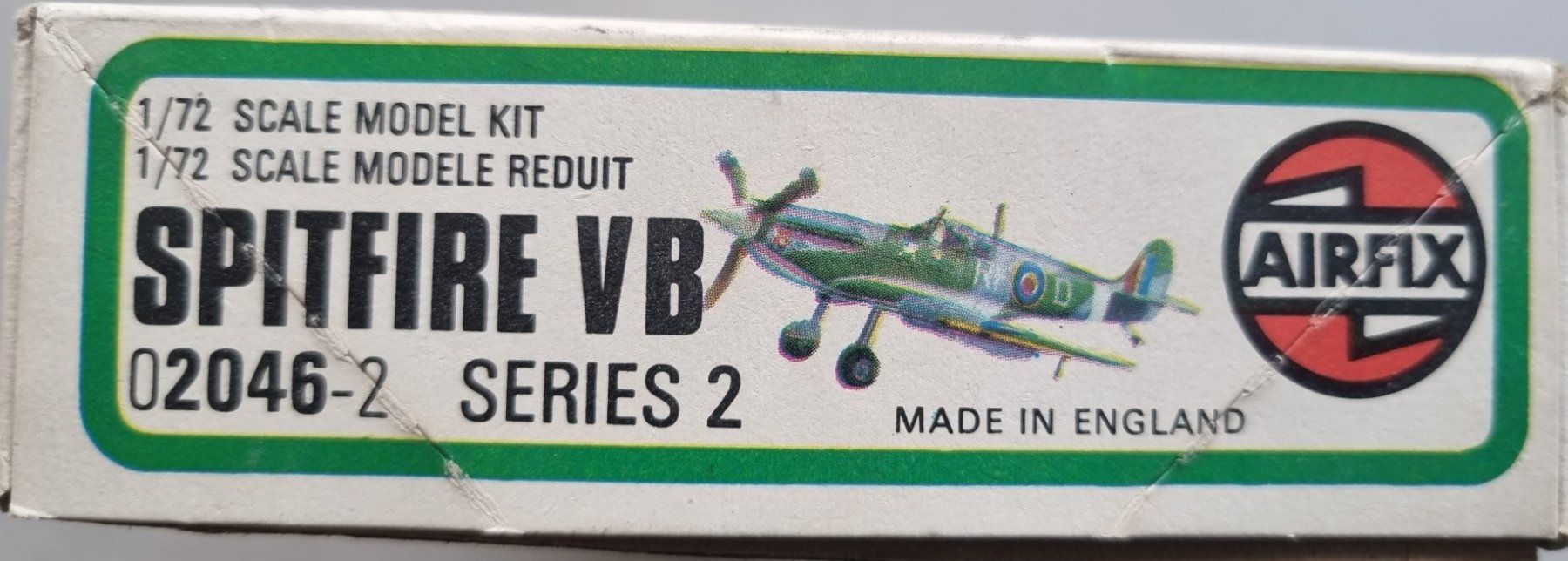 Airfix Kit di modellismo & Modellini statici: 1/72 Airfix Spitfire Vb (02046-2) – Usato da Grand-Lancy venduto da LFW 1