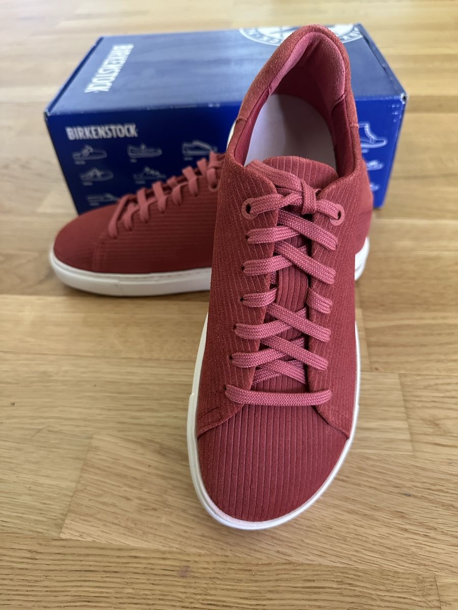 Birkenstock Damenschuhe: Birkenstock Sneakers Rot – Neu und originalverpackt aus Bad Ragaz von AKahlon 1
