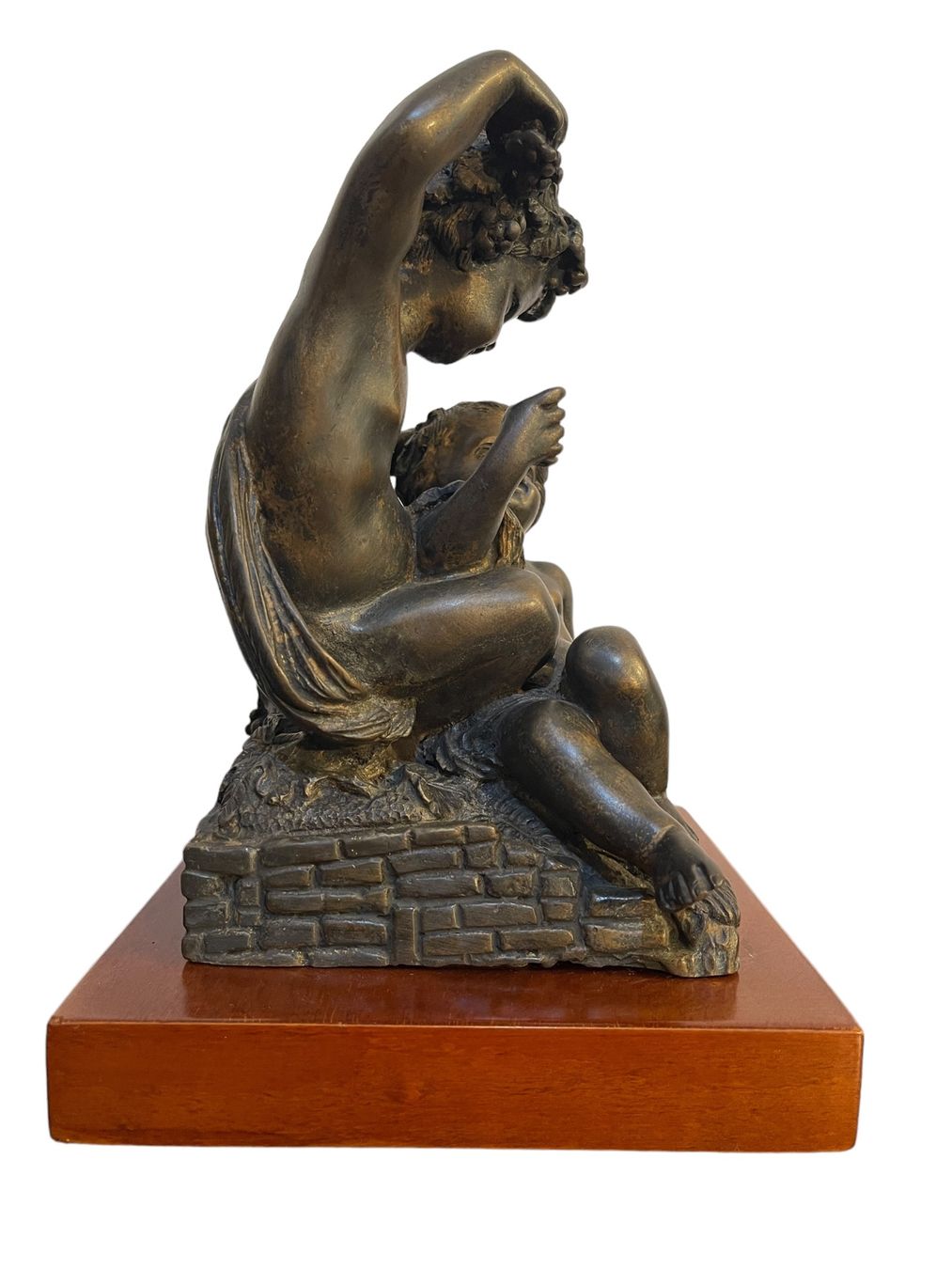 Sculture & Statue: Bronzo putti con uva, XIX secolo – Usato da Bellinzona venduto da Omegart 1