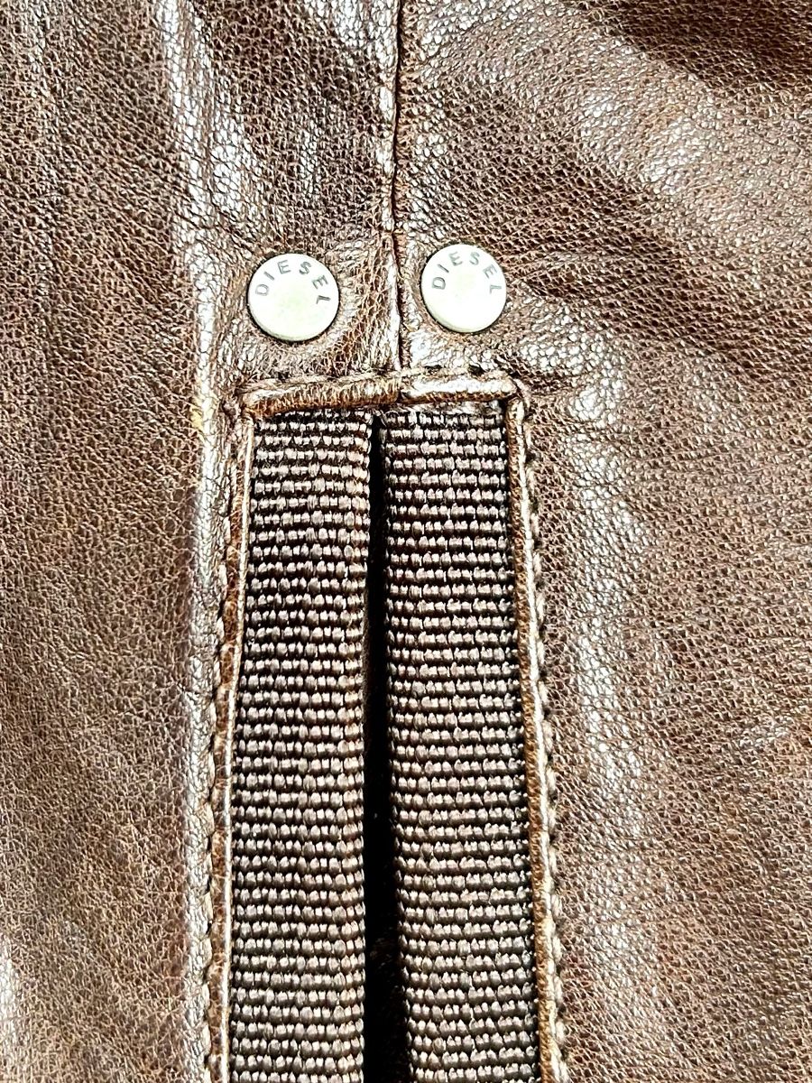 Diesel Jacken: Original Diesel Lederjacke braun 100% Schafsleder – Gebraucht aus Kreuzlingen von jthover 5