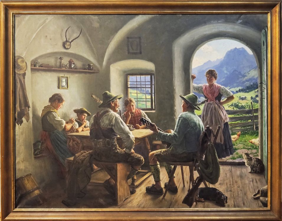 Emil Rau (1858-1937), Ölgemälde auf Leinwand (Gebraucht) in Riazzino ...