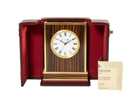 Patek Philippe Rare desk clock timepiece full set