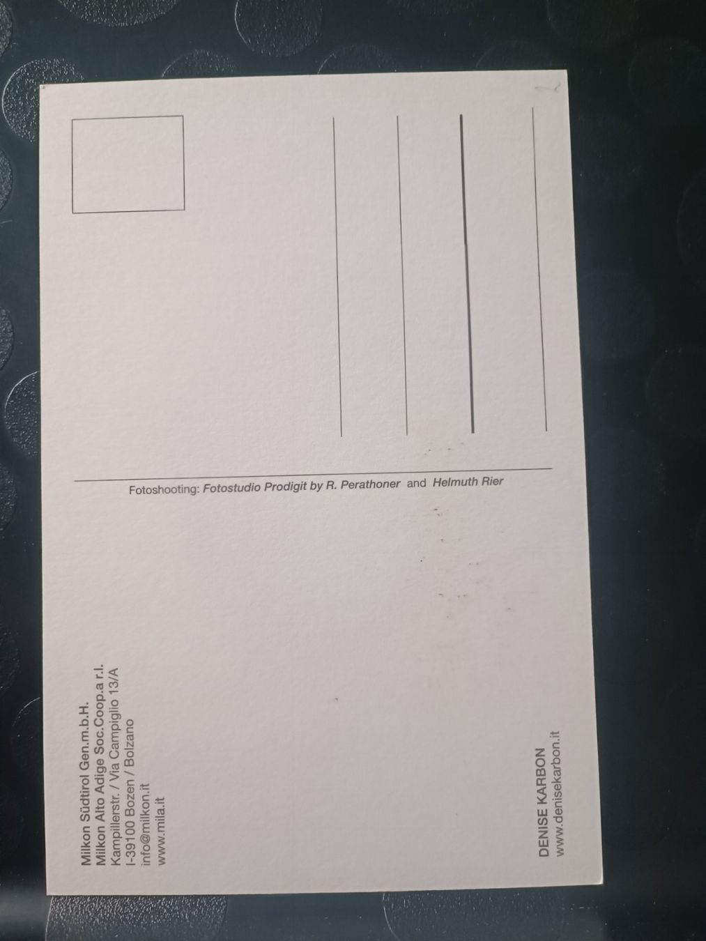 Autografi: Denise Karbon - Ski - handsignierte alte Karte – Usato da Menziken venduto da Artographs 1
