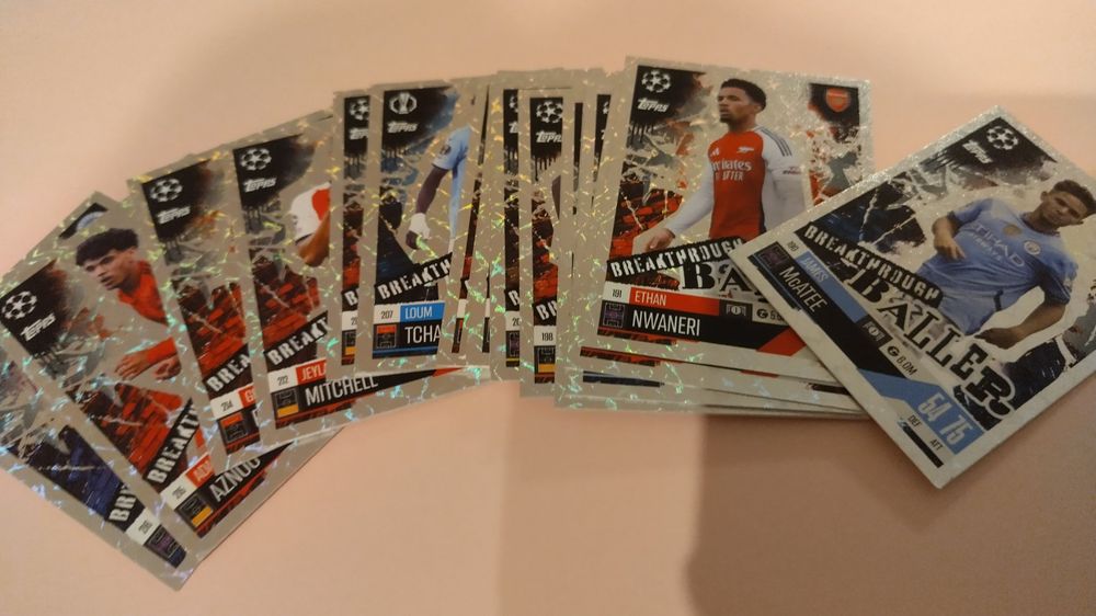 Topps Carte collezionabili: 22 Match Attax Extra Champions 2024/2025 "Breakthrough Ball" – Nuovo (secondo la descrizione) da Mendrisio venduto da Kuarahy