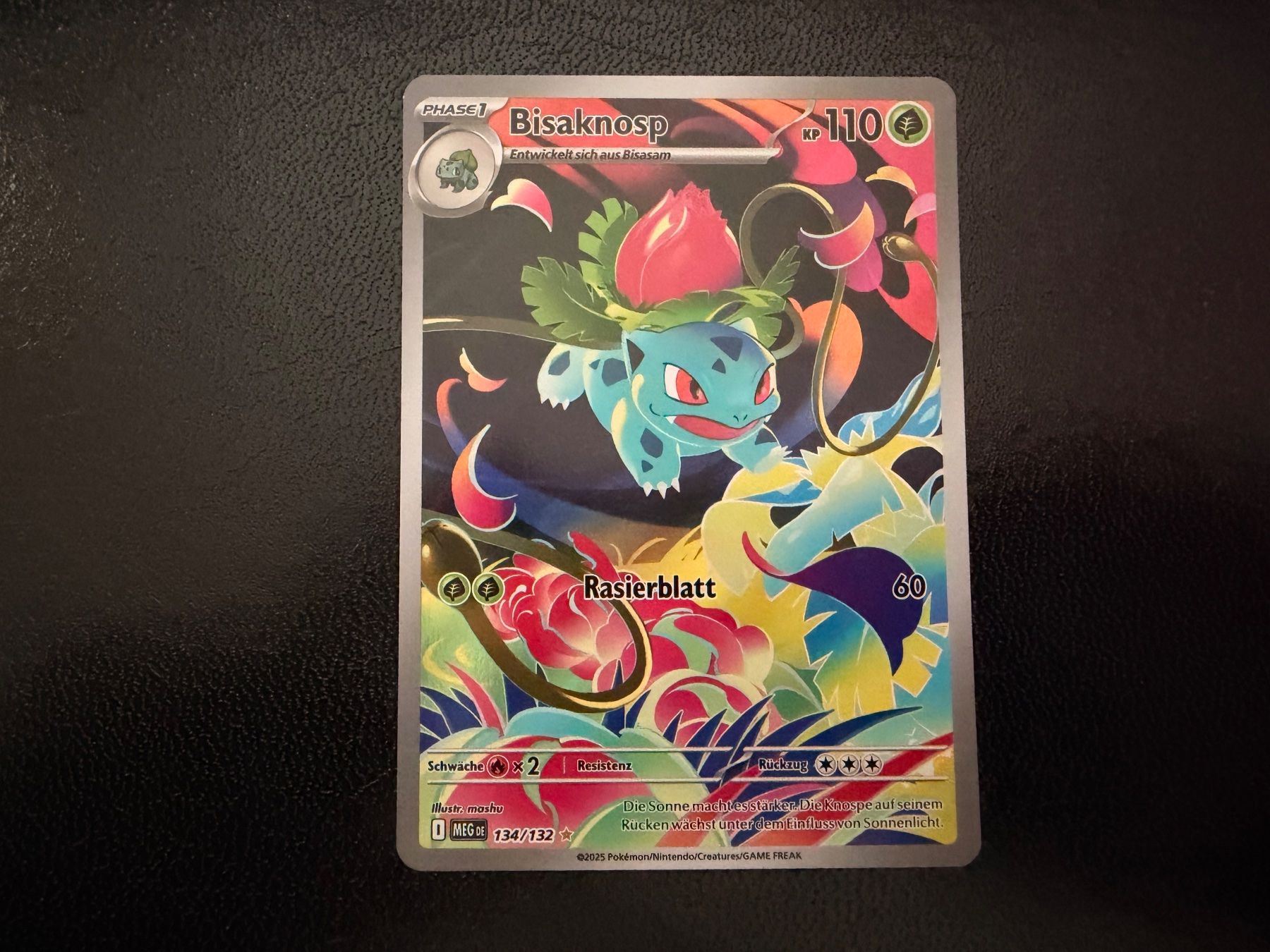 Pokémon Carte collezionabili: Bisaknosp 134/132 Mega Evolution MEG NM DE – Nuovo (secondo la descrizione) da Luzern venduto da haeppel83