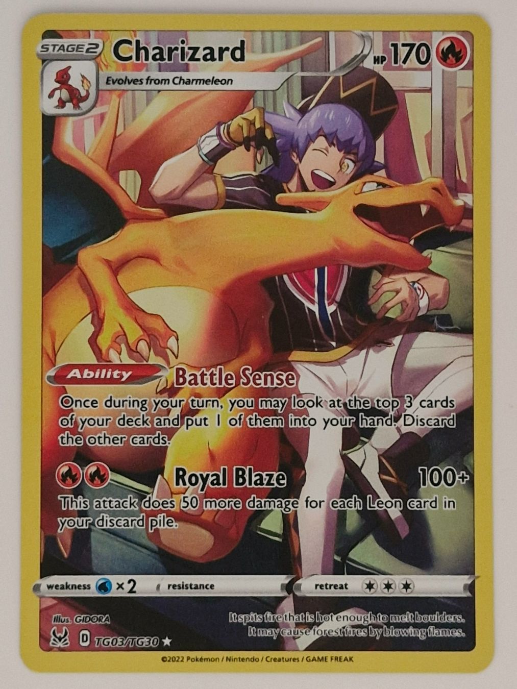 Pokémon Carte collezionabili: Charizard / Glurak / Lost Origin / LOR TG03 – Nuovo (secondo la descrizione) da Arni AG venduto da PokemonCardsStore