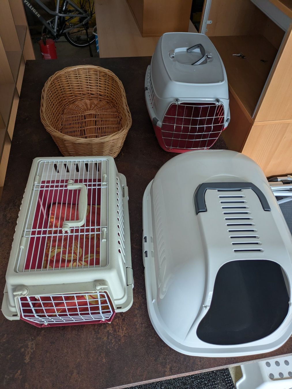 Cages, transport & sécurité: Katze Box Korb wc – D'occasion à waldenburg par vr161069
