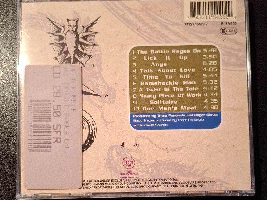 CD: *Deep Purple* The Battle Rages On... – Usato da Brütten venduto da Sigimi 1