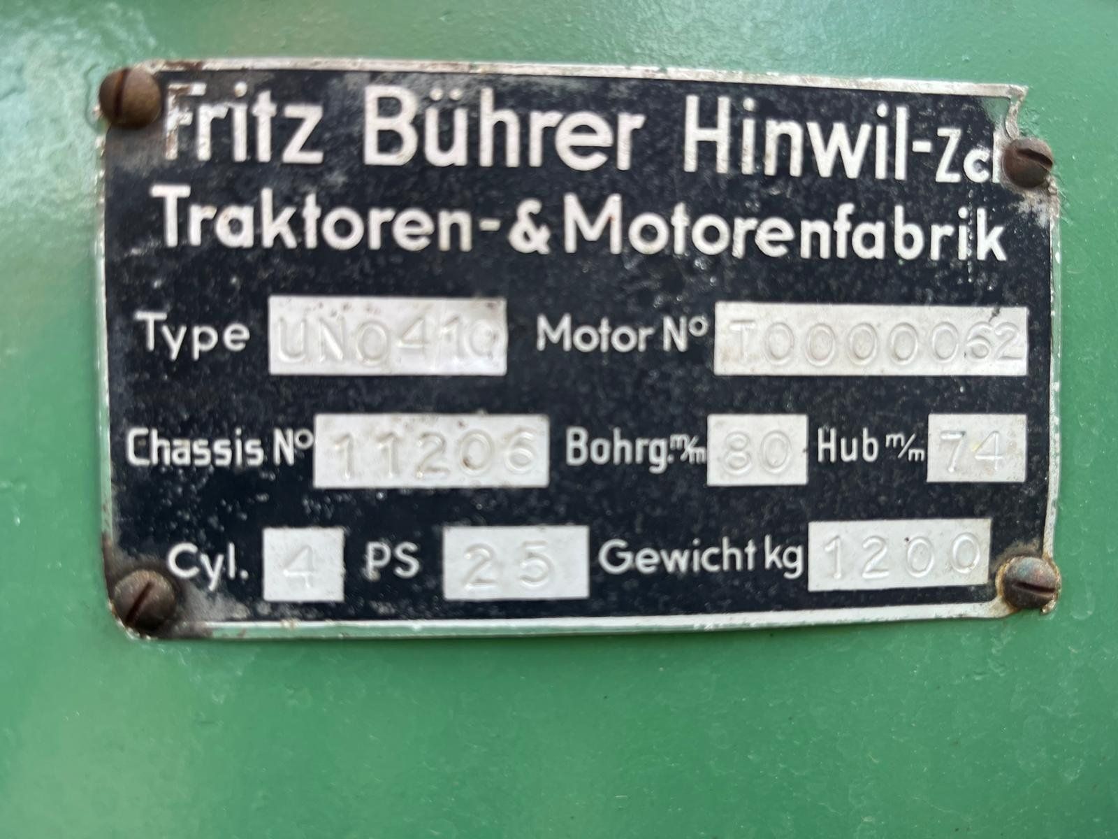 Bührer Tracteurs: Bührer UNO 4 /10 – D'occasion à Arni BE par marielouise64 4