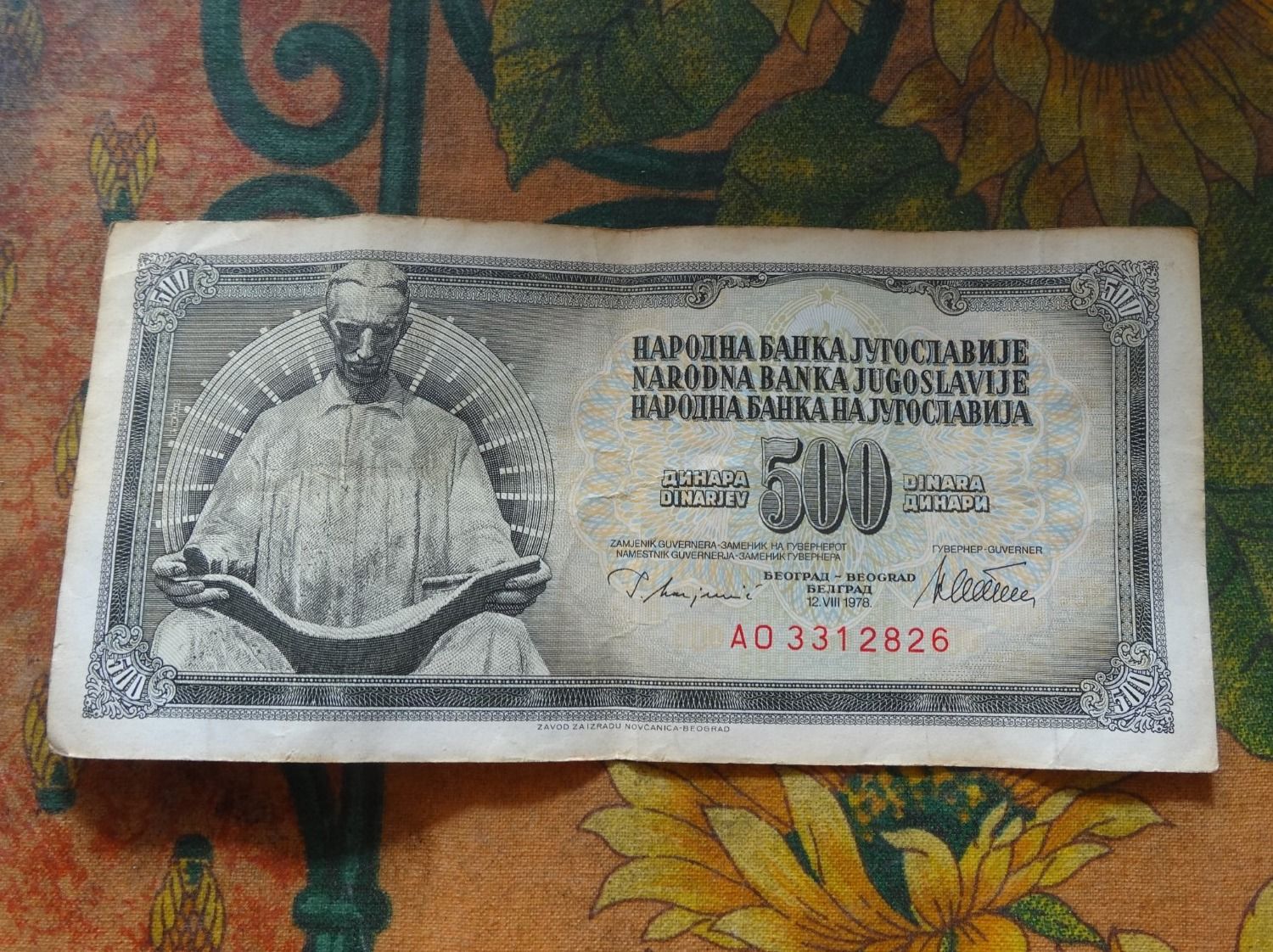 Banconote: YOUGOSLAVIE  500  Dinara  Billet – Usato da Romanel-sur-Lausanne venduto da Swift13
