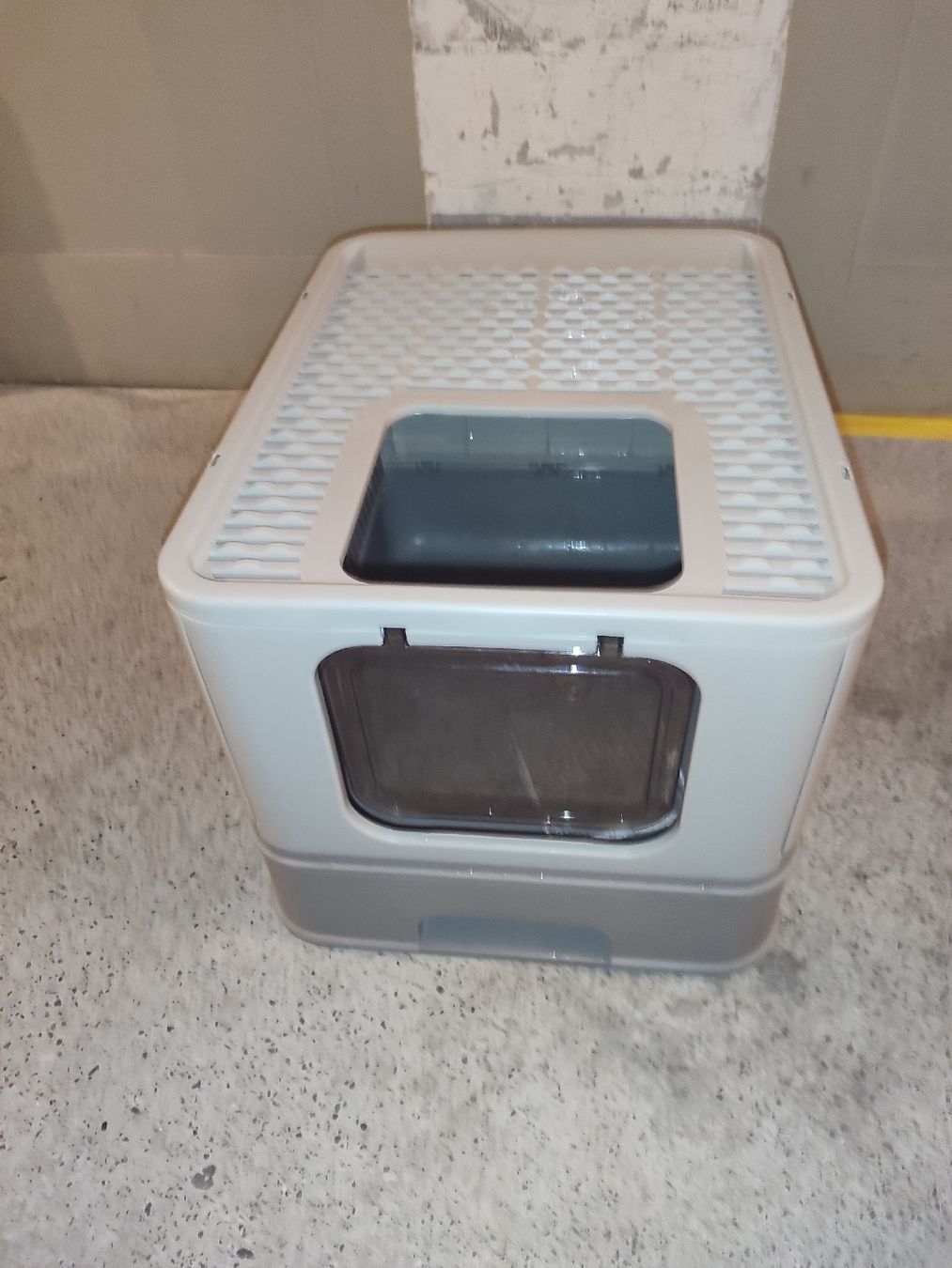 WC: Moderne Katzentoilette mit Einstieg von oben, Schublade und – Nuovo (secondo la descrizione) da Frauenfeld venduto da crh_v2vh 3