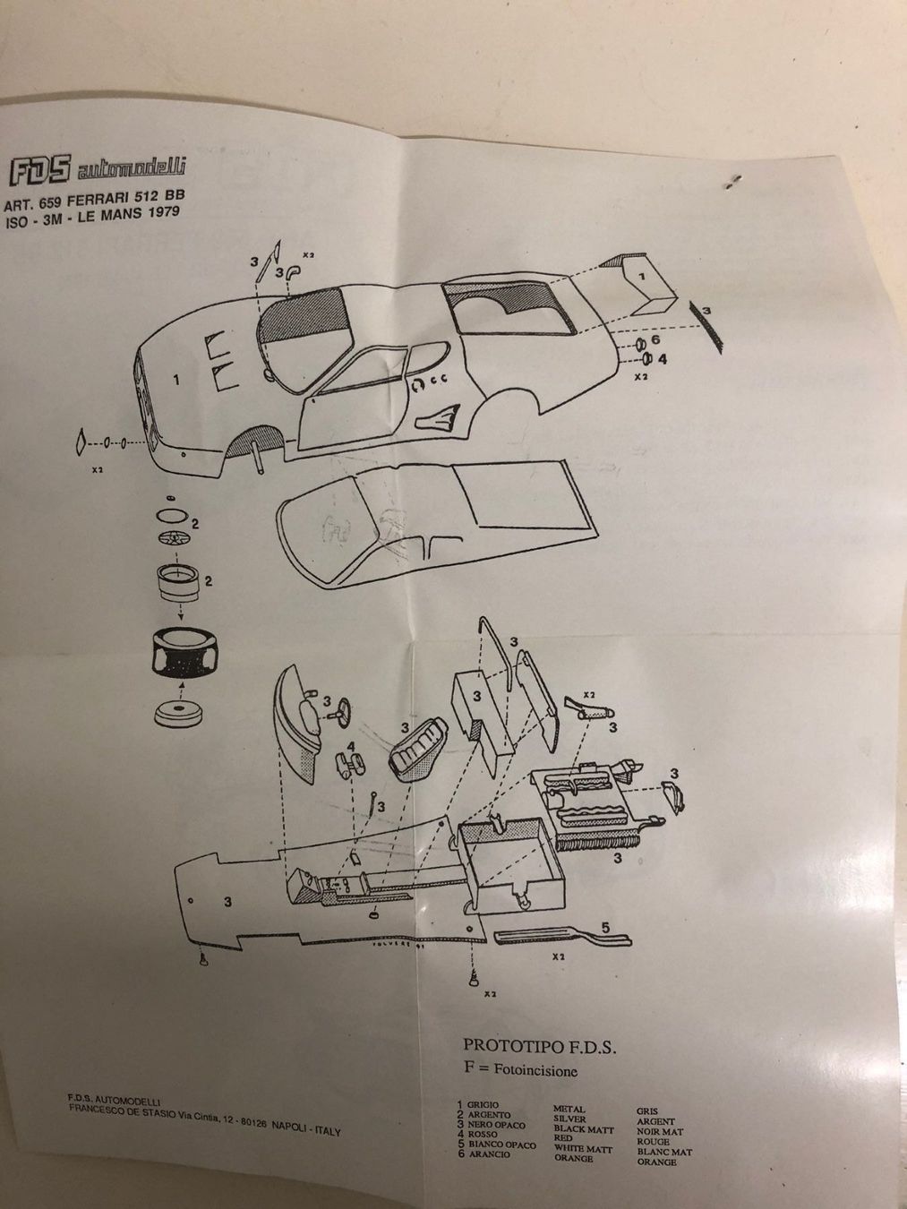 Ferrari Modellini d'auto: FDS-Kit Ferrari 1/43 – Nuovo (secondo la descrizione) da Muttenz venduto da Gucci2005 3