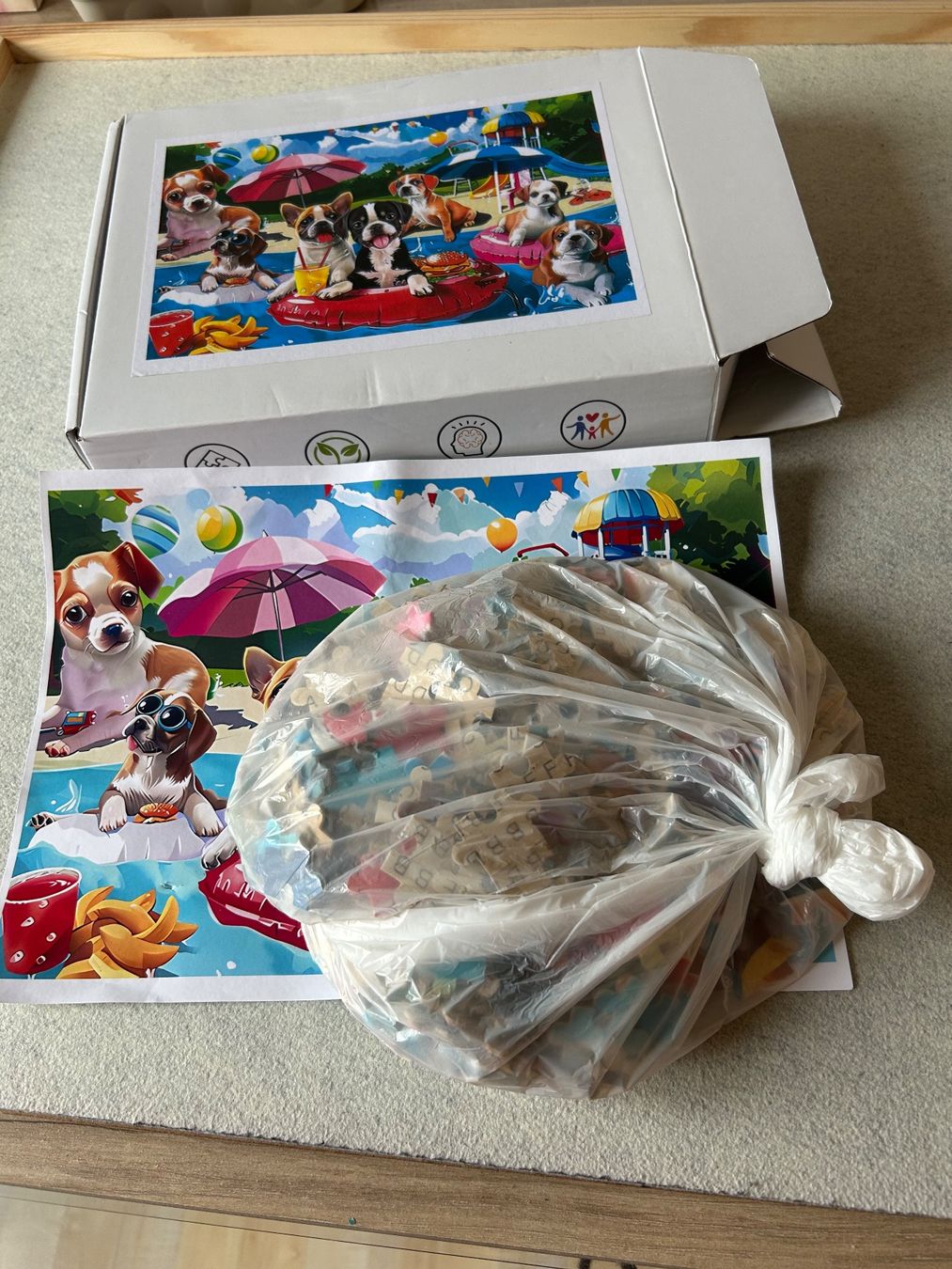 Puzzle: Sommerliches Hunde-Puzzle, 500 Teile – Usato da Möhlin venduto da marina1997 1