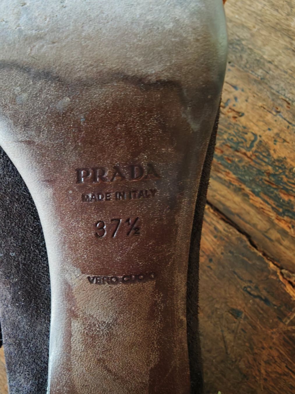 Prada Scarpe da donna: Prada, Kidden Heels; braun, Grösse: 37,5 – Usato da Uetikon am See venduto da AJV63 5