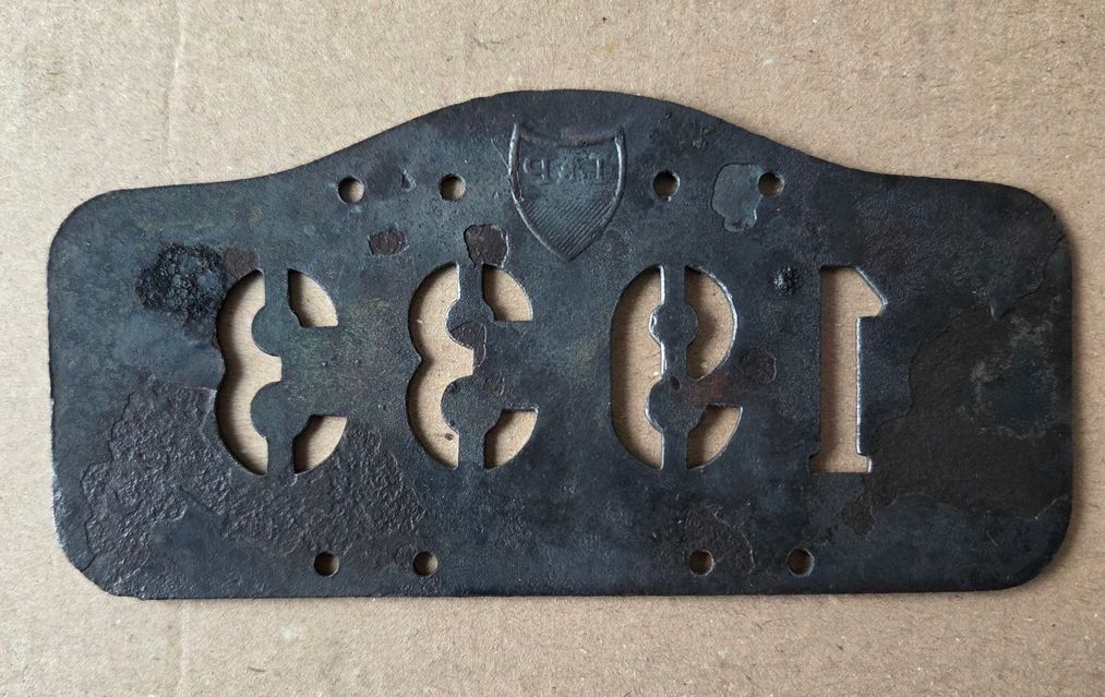 Sachs Insegne: Velonummer VD 1933 Plaque Velo – Usato da Schenkon venduto da Uhu007 1