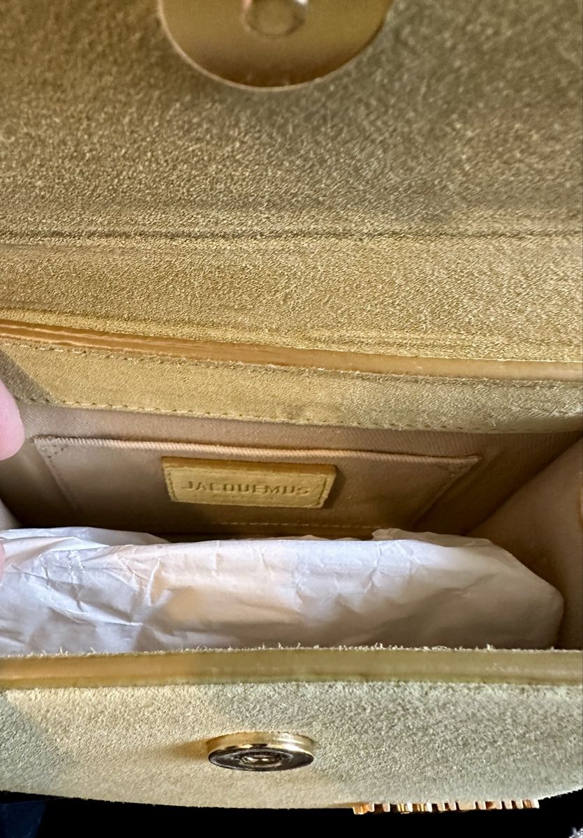 Jacquemus Borse da donna: Sac à main Jacquemus-Le Chiquito vert pâle. – Usato da Genève venduto da Tom6 5