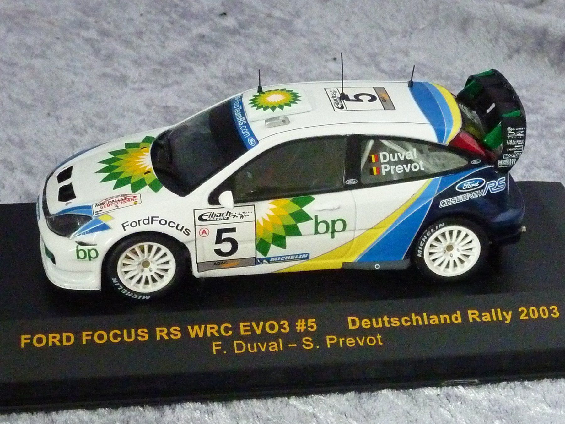 Ford Modellautos: Ford Focus RS WRC EVO3 #5  1:43 – Neu und originalverpackt aus Dürrenäsch von modellautos4you 2