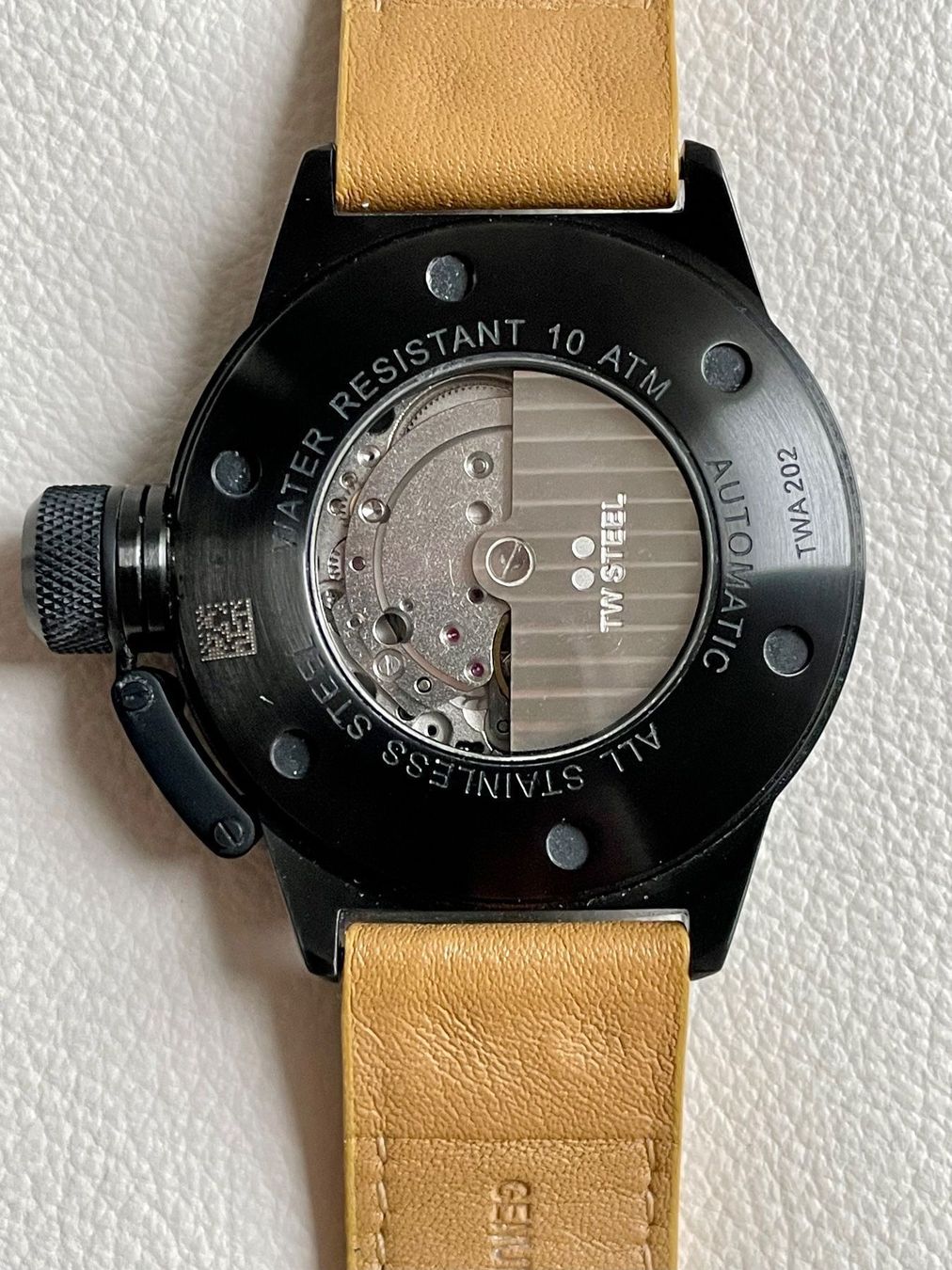 Orologi: TW STEEL CANTEEN LEATHER BLACK CASE AUTOMATIC TWA-202 – Usato da Brüttisellen venduto da eic_bwt5 8