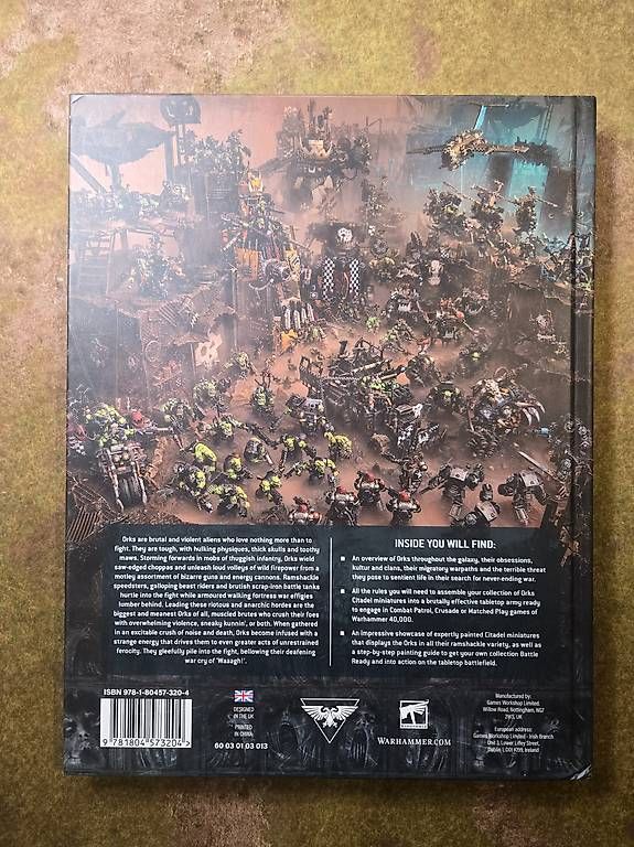 Libri: Warhammer 40K 10th Edition Ork Codex, CODE USED (English) – Usato da Kloten venduto da Kenneth_Iselin 1