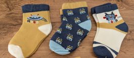 Neue Jungensocken, 3 Paar, Grösse 18