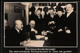 Fotografie Reichspräsidentenwahl, stell
