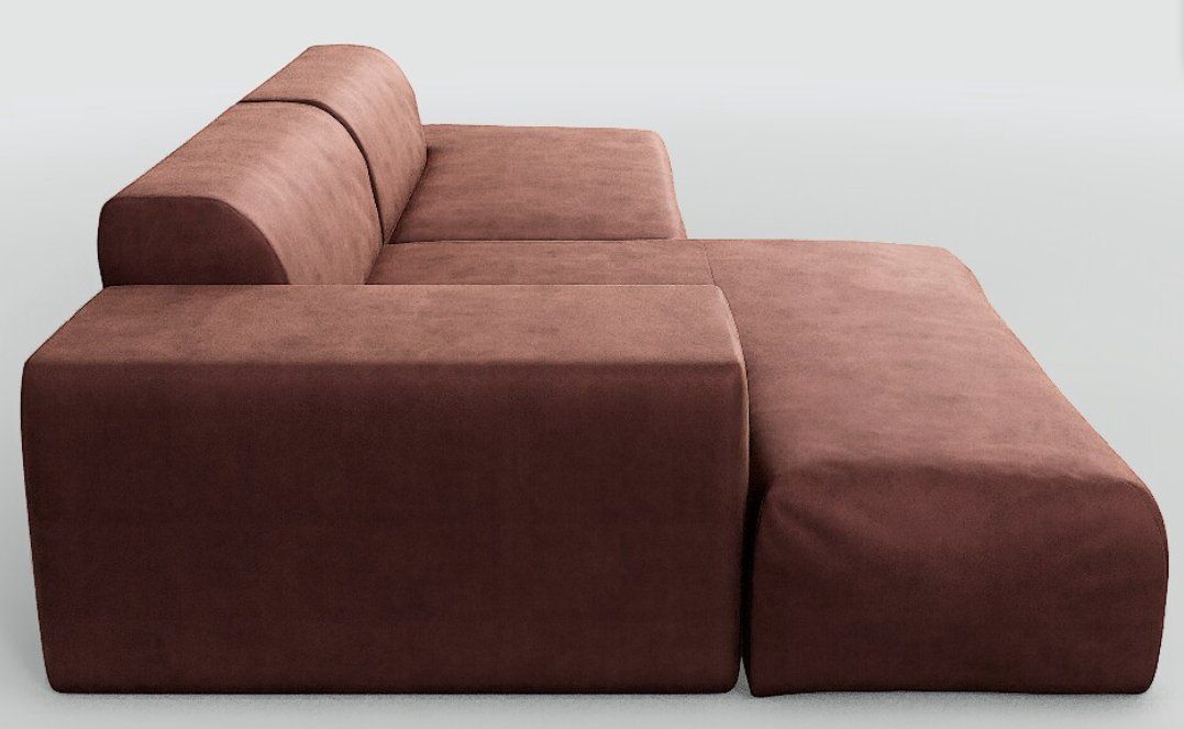 MYCS Divani: mycs PYLLOW Modular Sofa Dusty Pink Velvet L-Shape 2019 – Usato da Torre venduto da same_solaria 2