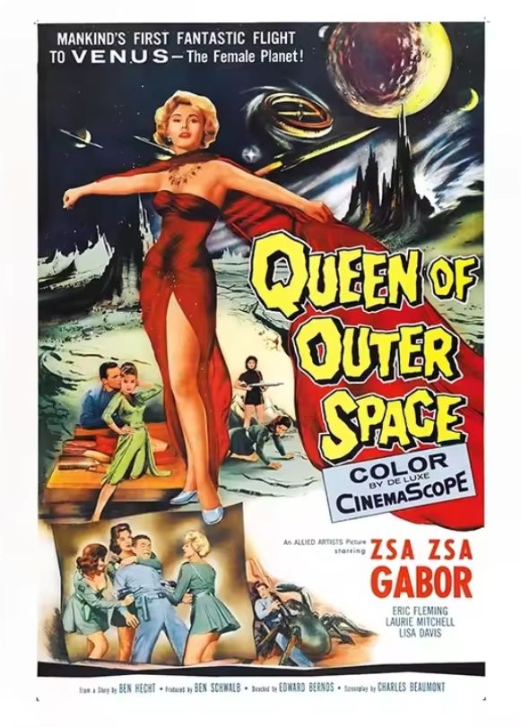 Foto & Immagini: QUEEN OF OUTER SPACE Poster A3 ScFi – Nuovo (secondo la descrizione) da Luzern venduto da cryptonic79