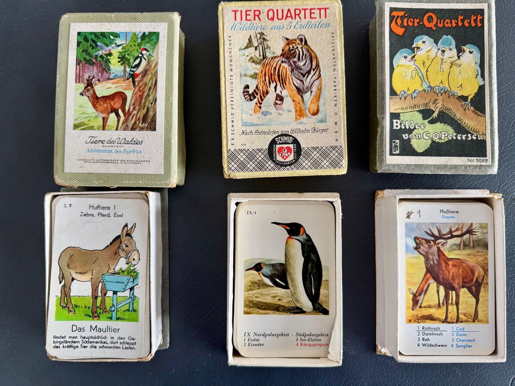 Giochi: 3 alte Tier Quartette – Usato da Zürich venduto da Fore_02
