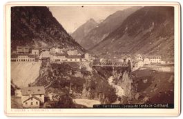 Fotografie Goeschenen, Chemin de fer du 