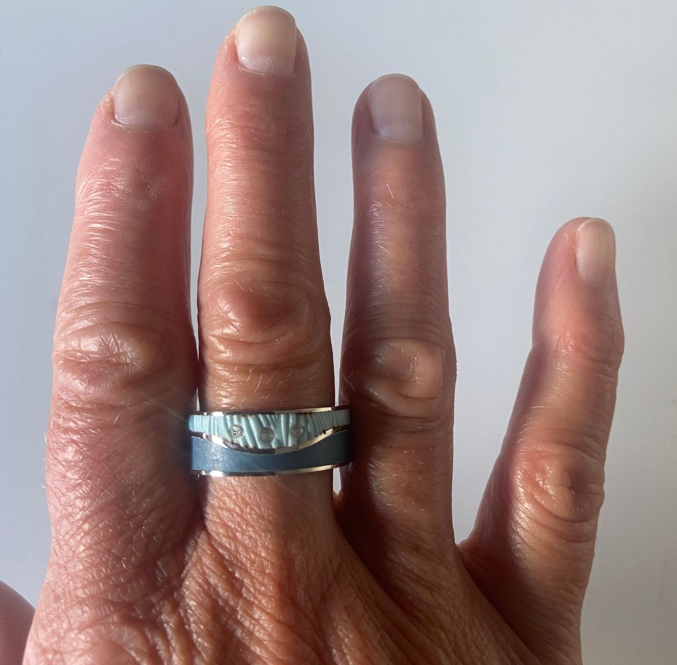 Ringe: Fingerring Edelstahl FIMO – Gebraucht aus Unterkulm von esco 2