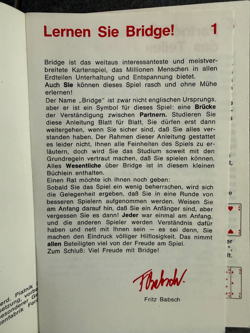 Libri: Piatnik  Meister Bridge  /  Lernen Sie Bridge – Usato da Subingen venduto da ArtBead 2