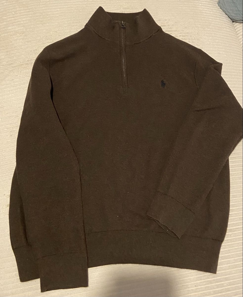 Polo Ralph Lauren Maglioni & Felpe: Polo Ralph Lauren Zip-Pullover Gr. L, braun – Nuovo (secondo la descrizione) da Chur venduto da Schwarzwiisrooot 1