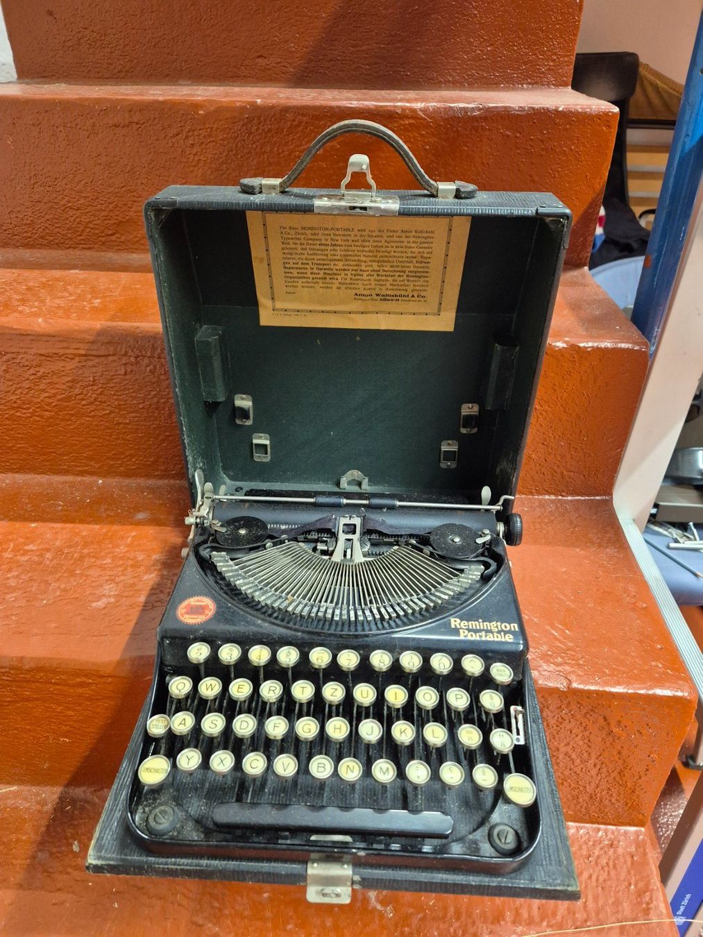 Remington Macchine da scrivere: ANTIKE SCHREIBMASCHINE – Difettoso da Thalwil venduto da Poppa-Joe