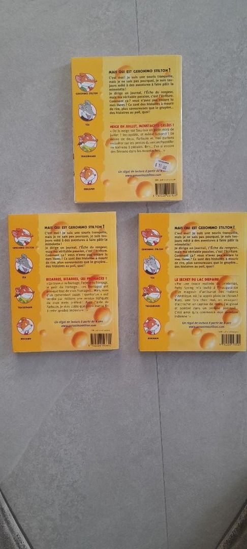 Libri: Geronimo Stilton 3 Kinder Bücher – Nuovo (secondo la descrizione) da Udligenswil venduto da m-nikolic 1
