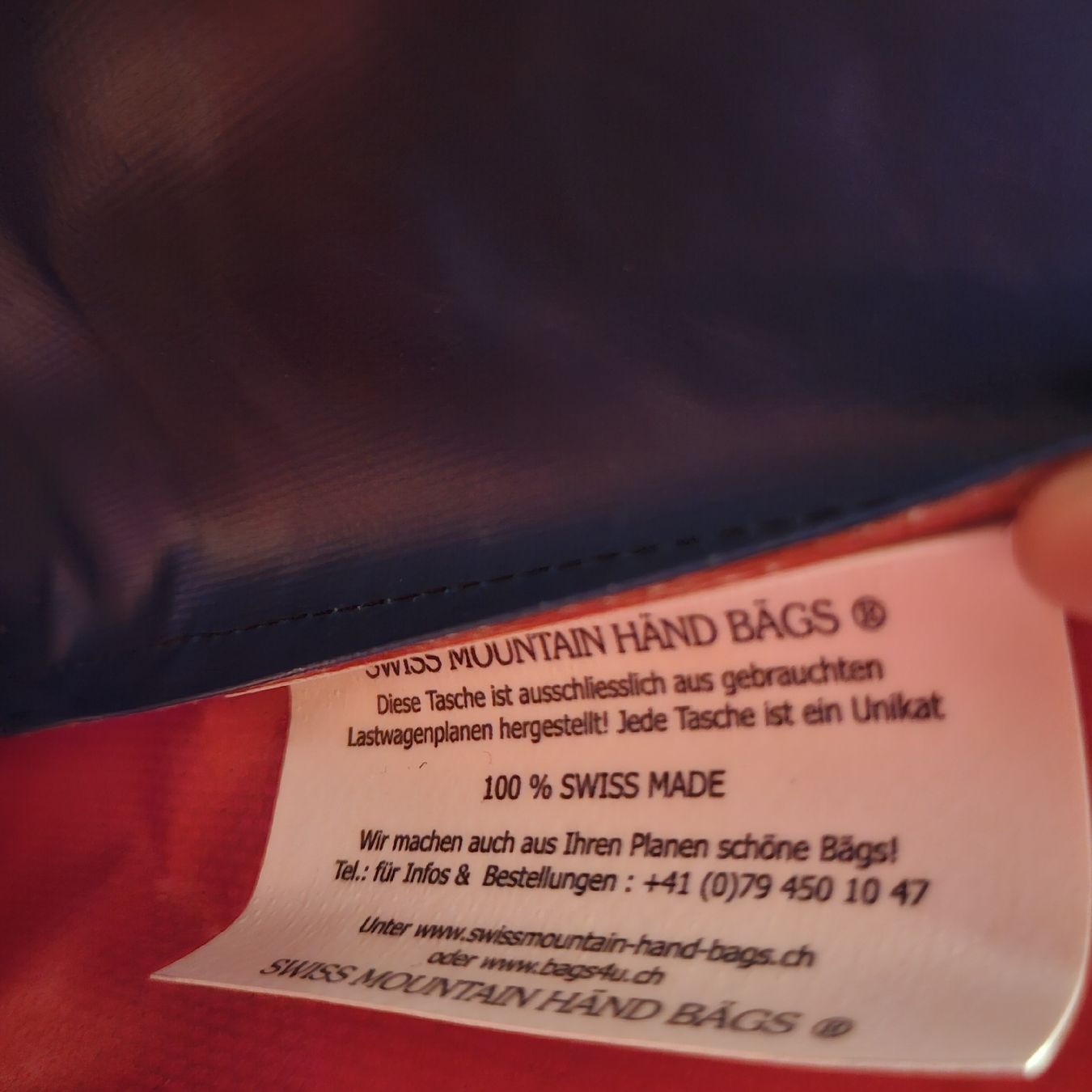 Borse: Swiss Mountain Händ Bägs Planen-Tasche – Nuovo e nell'imballaggio originale da Villmergen venduto da bubblevintage 6