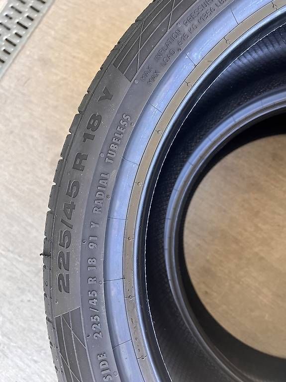 Pneus & Kompletträder: 225/45R18 91Y Continental  – Gebraucht aus St. Margrethen SG von au1400 3