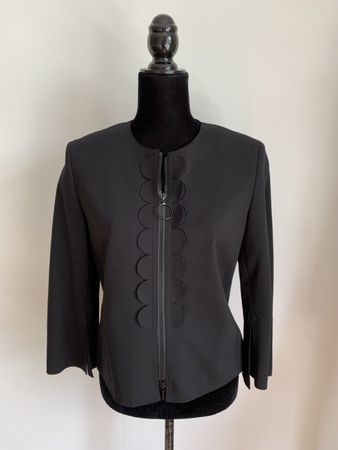 AKRIS punto: Neu/ungetragen - chicer schwarzer Blazer, 36