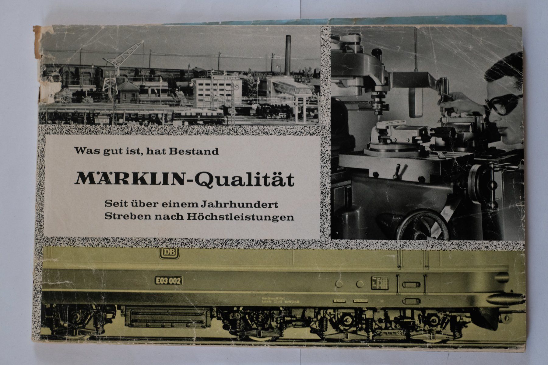 Märklin Dokumente: Märklin Katalog oder Werbebroschüre ca. 1960er – Gebraucht aus Ehrendingen von nicoro50