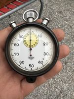 Vintage HEUER Rattrapante Stoppuhr 1/100 Min. – Swiss Made