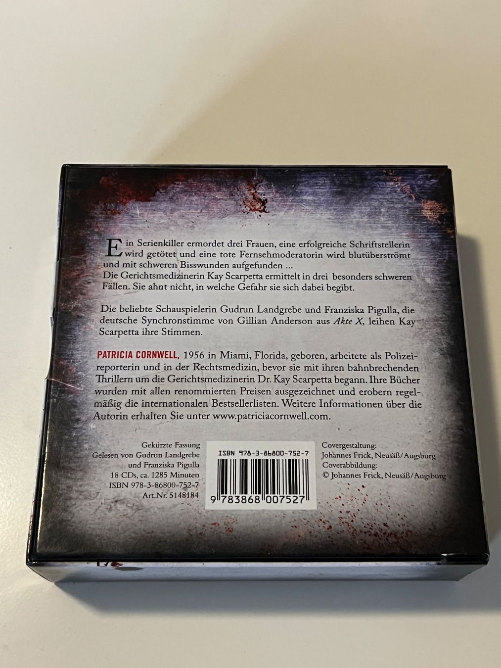 Audiolibri: Patricia Cornwell - Post Mortem - Flucht - Phantom - 18CDs – Nuovo (secondo la descrizione) da Altstätten SG venduto da sheamus 1