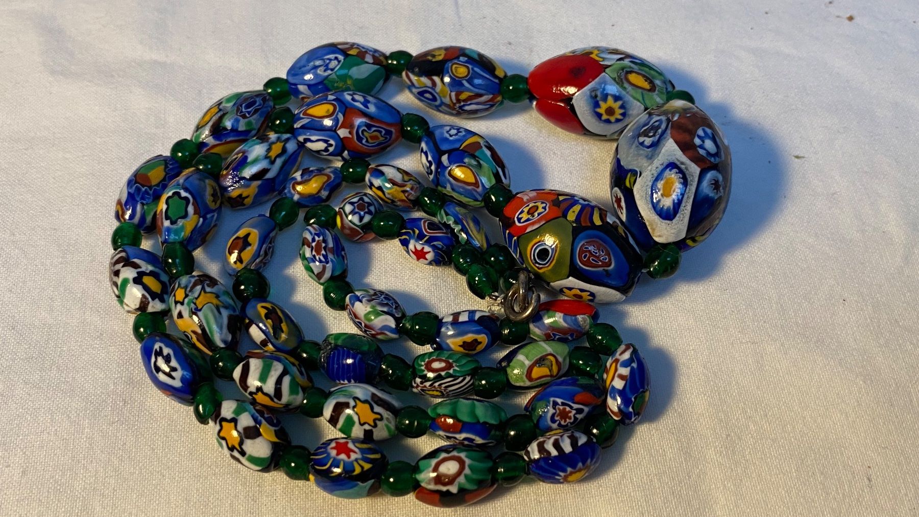 Murano Catenine: Millefiori Murano Halskette – Usato da Basel venduto da ota_2f9m