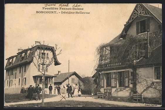 Cartes postales: Boncourt, Déridez-Bellevue, Frontière  – D'occasion à Berlin par bartko-reher