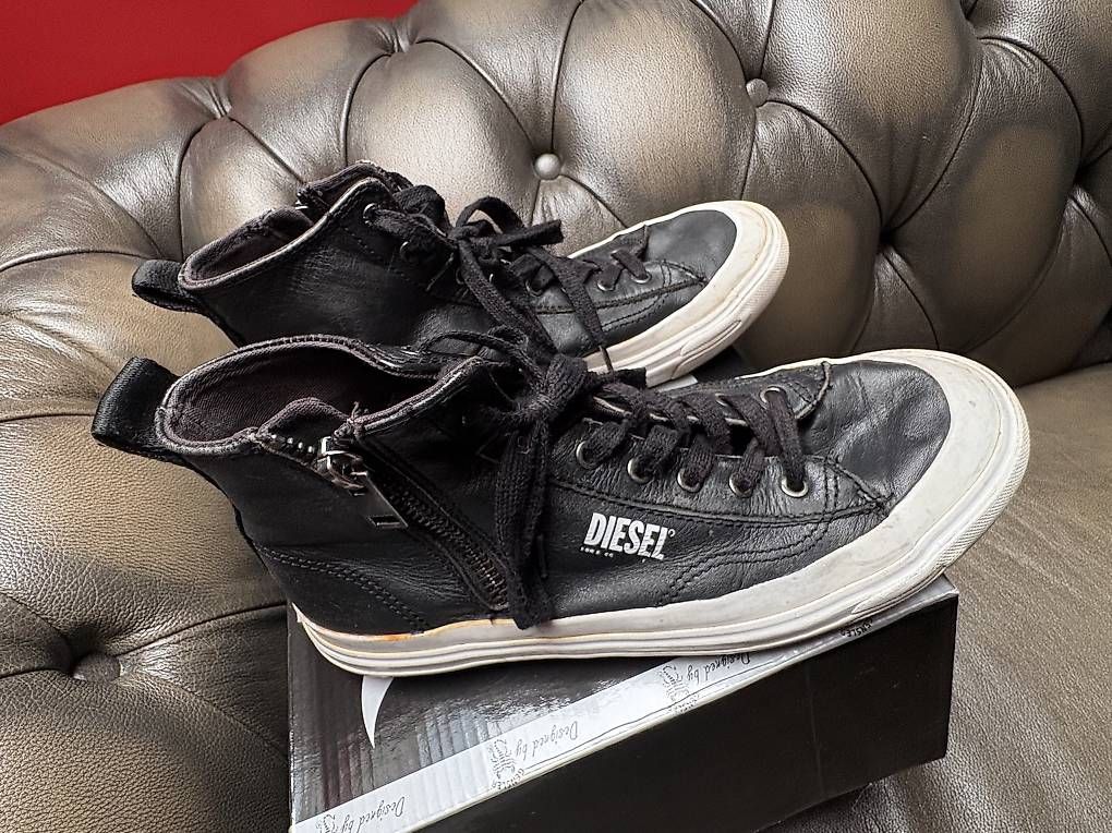 Herrenschuhe: Diesel Athos High Leder Sneaker hr. 42 – Gebraucht aus Dagmersellen von atu_f7x5 1