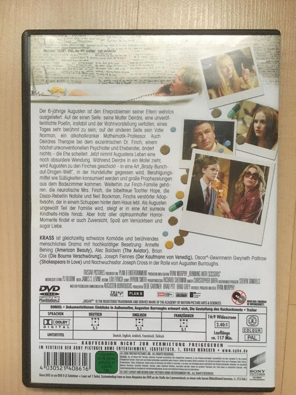 Tutti i DVDs: Krass Running with sissors – Usato da Oberurnen venduto da Numi2000 1