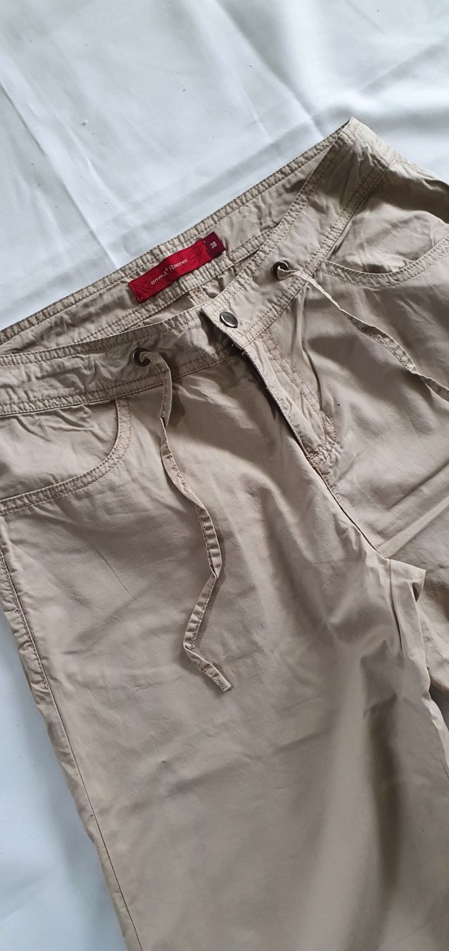 Pantaloni: Beige lange Sommerhose – Usato da Niederbuchsiten venduto da klengyel 1