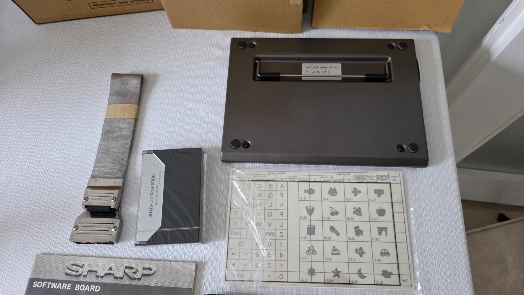 Tastaturen: Sharp CE-153 Software Board Tastatur mit Kassette – Neu (gemäss Beschreibung) aus Zürich von Lemon007 1
