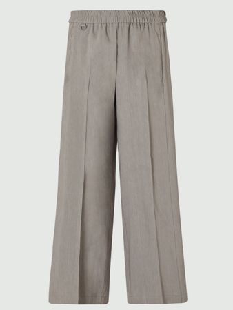 Marella weite Sommer Hose Gabarra grau Leinen Mix Gr 38