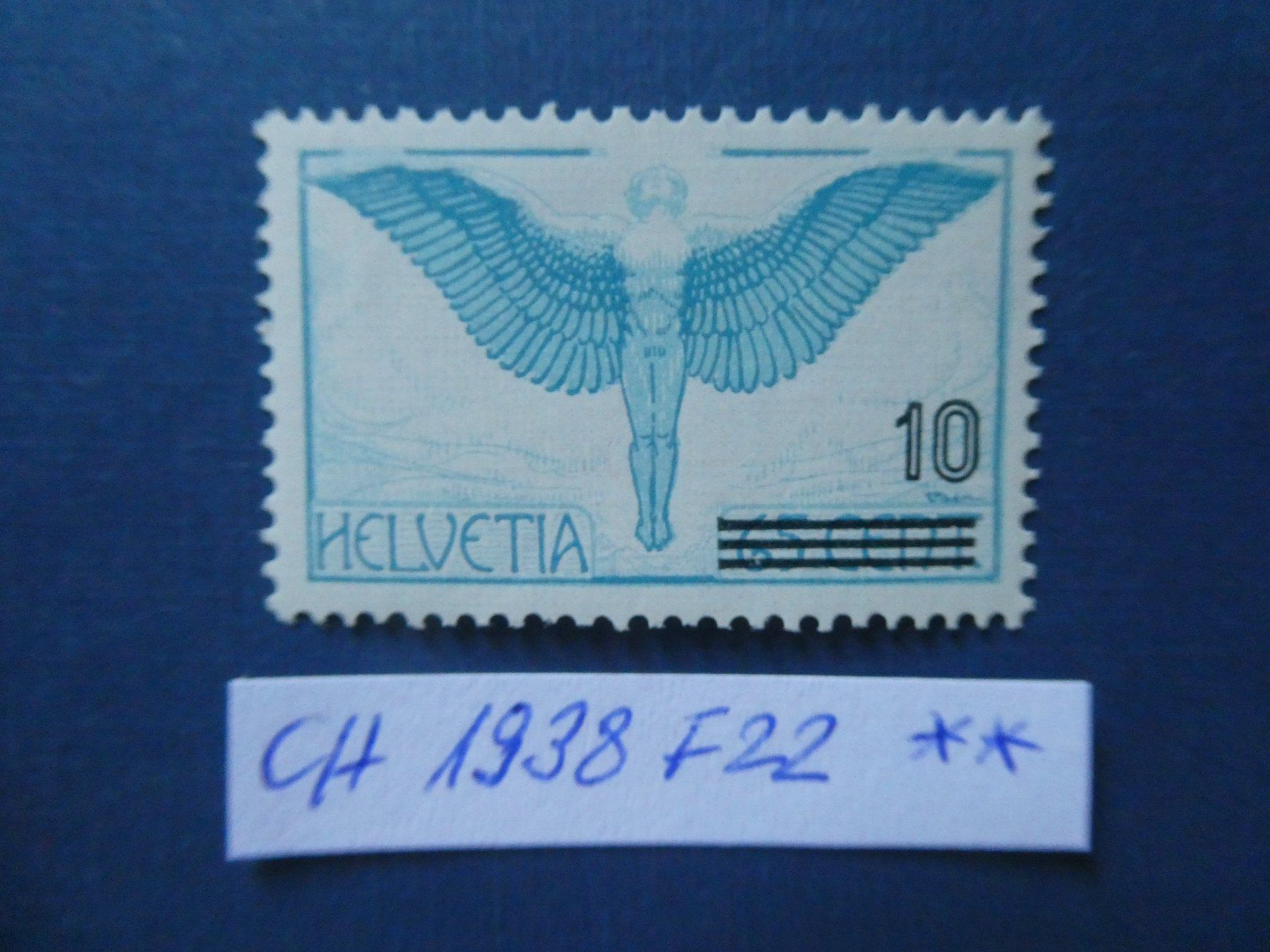 Tutti i francobolli: CH 1938 F22 postfrisch ** – Usato da Lausen venduto da Herbamare01