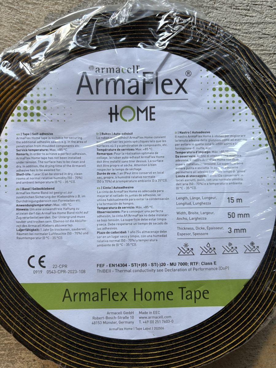 Materiale di riempimento: Armaflex Tape 50m – Nuovo (secondo la descrizione) da Wattwil venduto da nillu 2